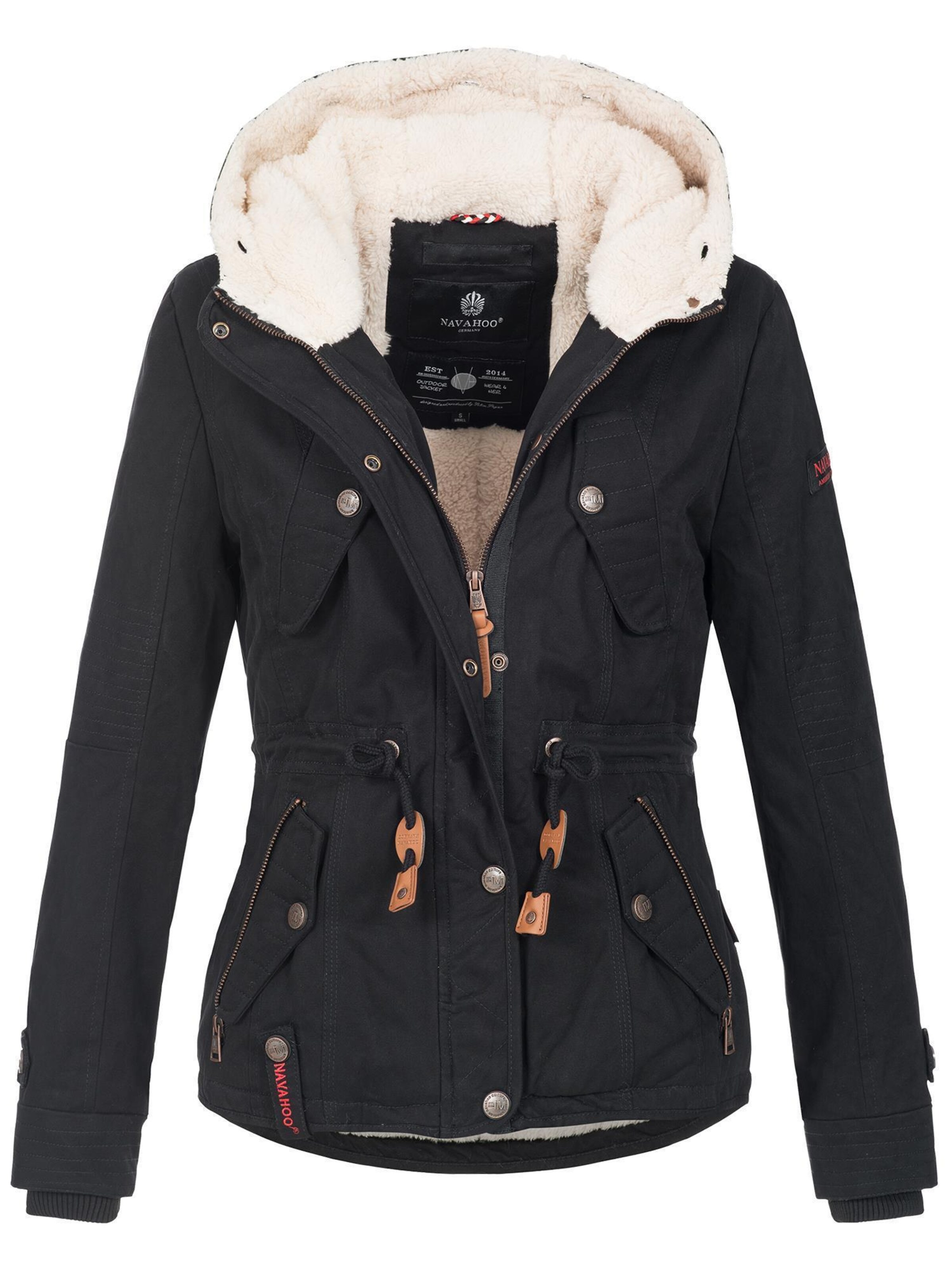 NAVAHOO Winter parka in Black