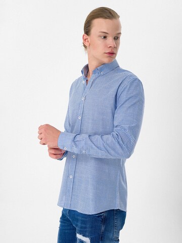 Coupe regular Chemise Moxx Paris en bleu