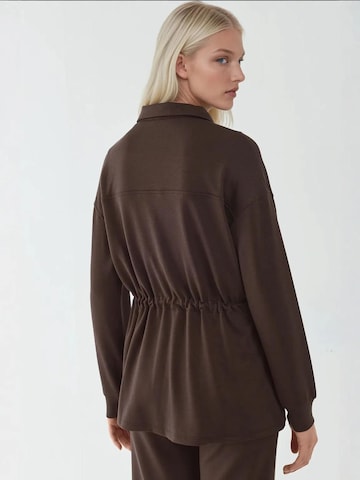 Hiccup - Casaco em moletão em castanho