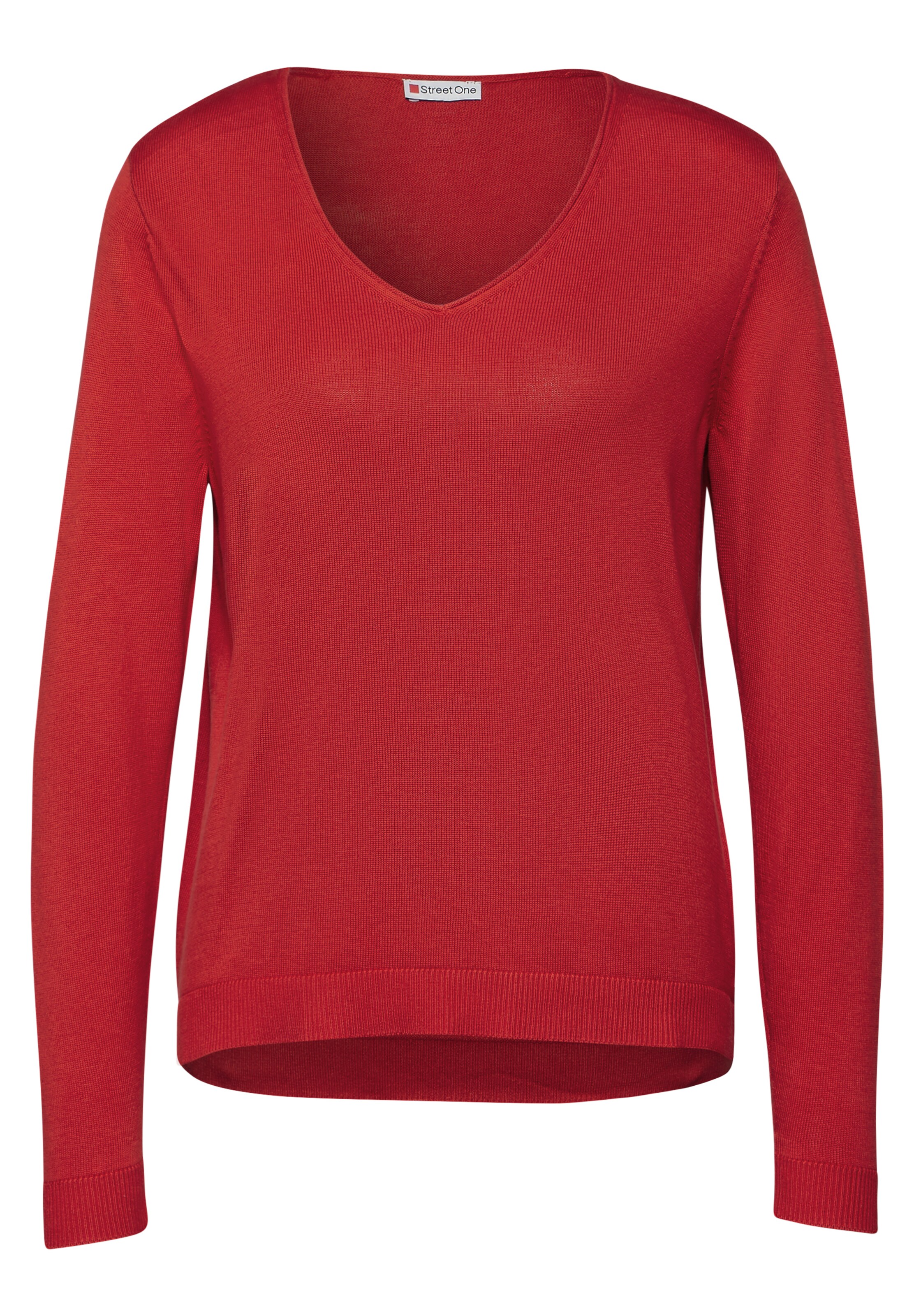 STREET ONE Pullover in Rot: Vorderseite