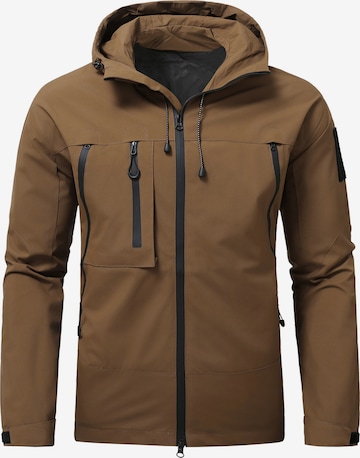 YOUTHUP Outdoorjacke in Braun: Vorderseite