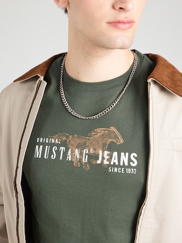 T-Shirt 'AUSTIN' MUSTANG en vert
