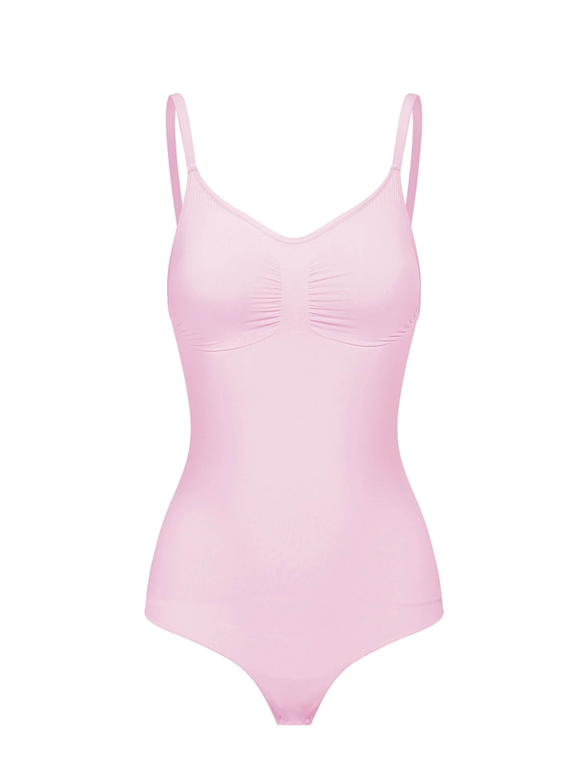 cfab - Body moldeador 'Sculpting Shapewear mit String' en rosa: frente