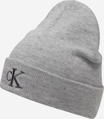 Căciulă de la Calvin Klein Jeans pe gri: față