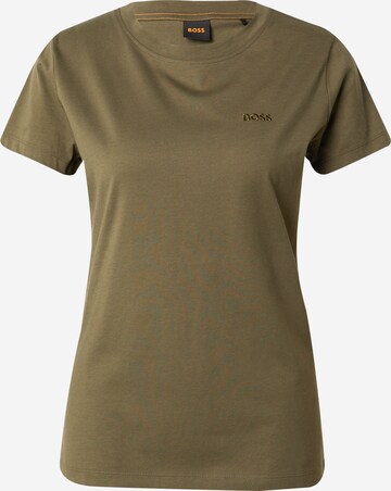 BOSS Shirt 'C_Esogo_1' in Green: front