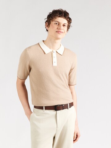 T-Shirt 'MMGFrancesco' MOS MOSH en beige : devant