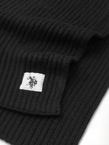 U.S. POLO ASSN. Sjaal ' UUGabi ' in Zwart: voorkant