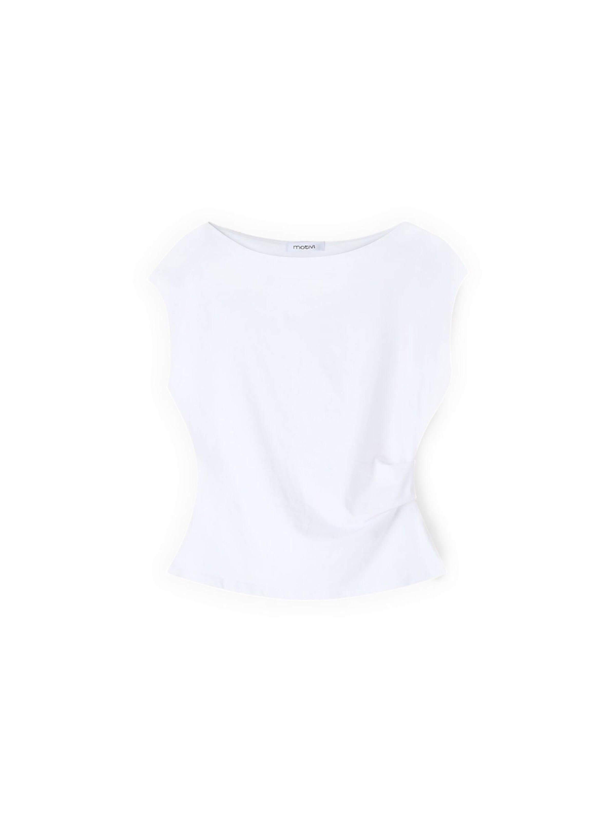 MOTIVI Shirt in White: front