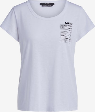 SET T-Shirt in schwarz / weiß, Produktansicht