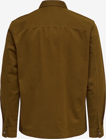 Only & Sons Between-season jacket 'Ilvio' in Brown