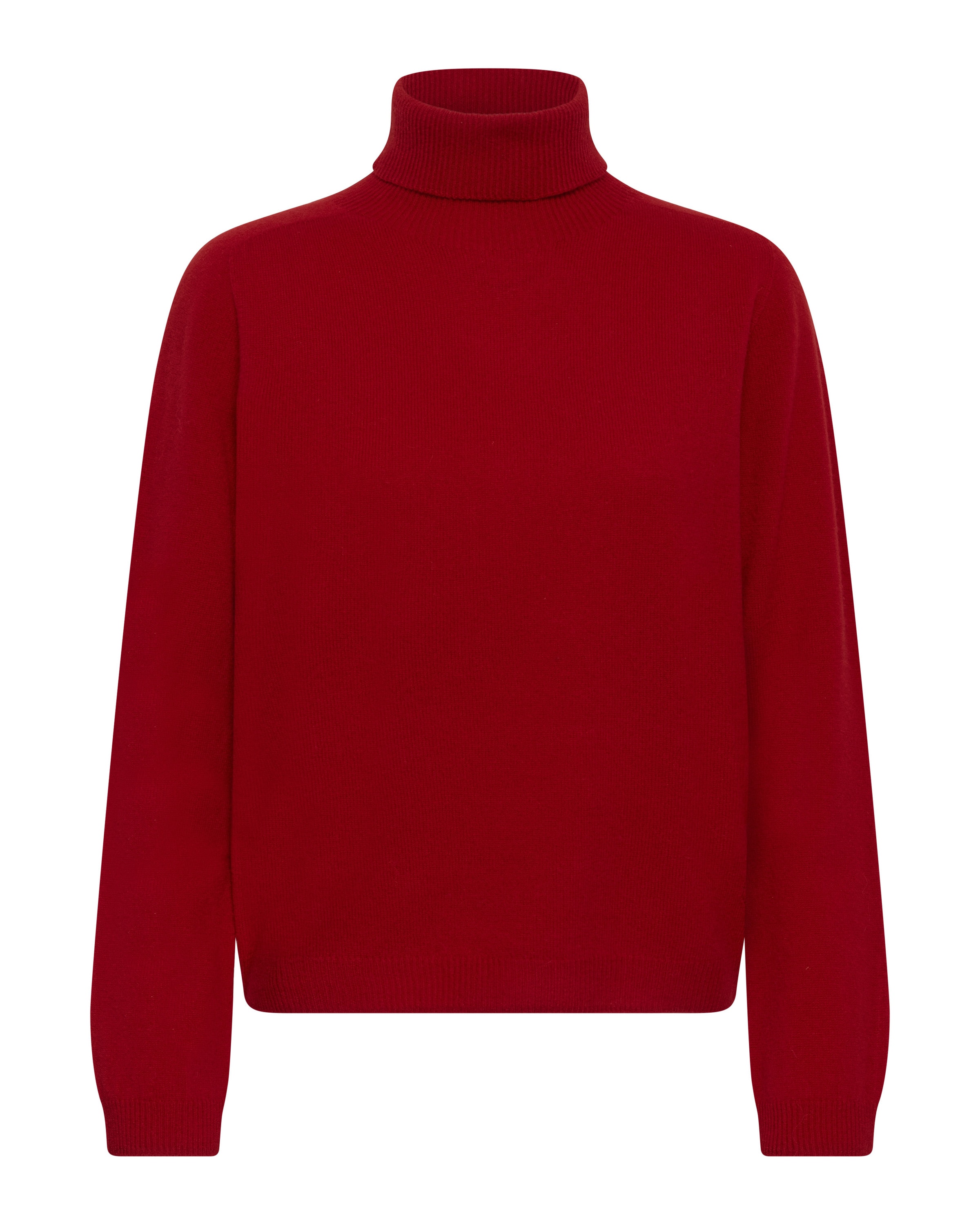 Cream Sweater in Red: front