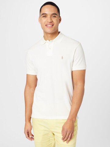 T-Shirt Polo Ralph Lauren en blanc : devant