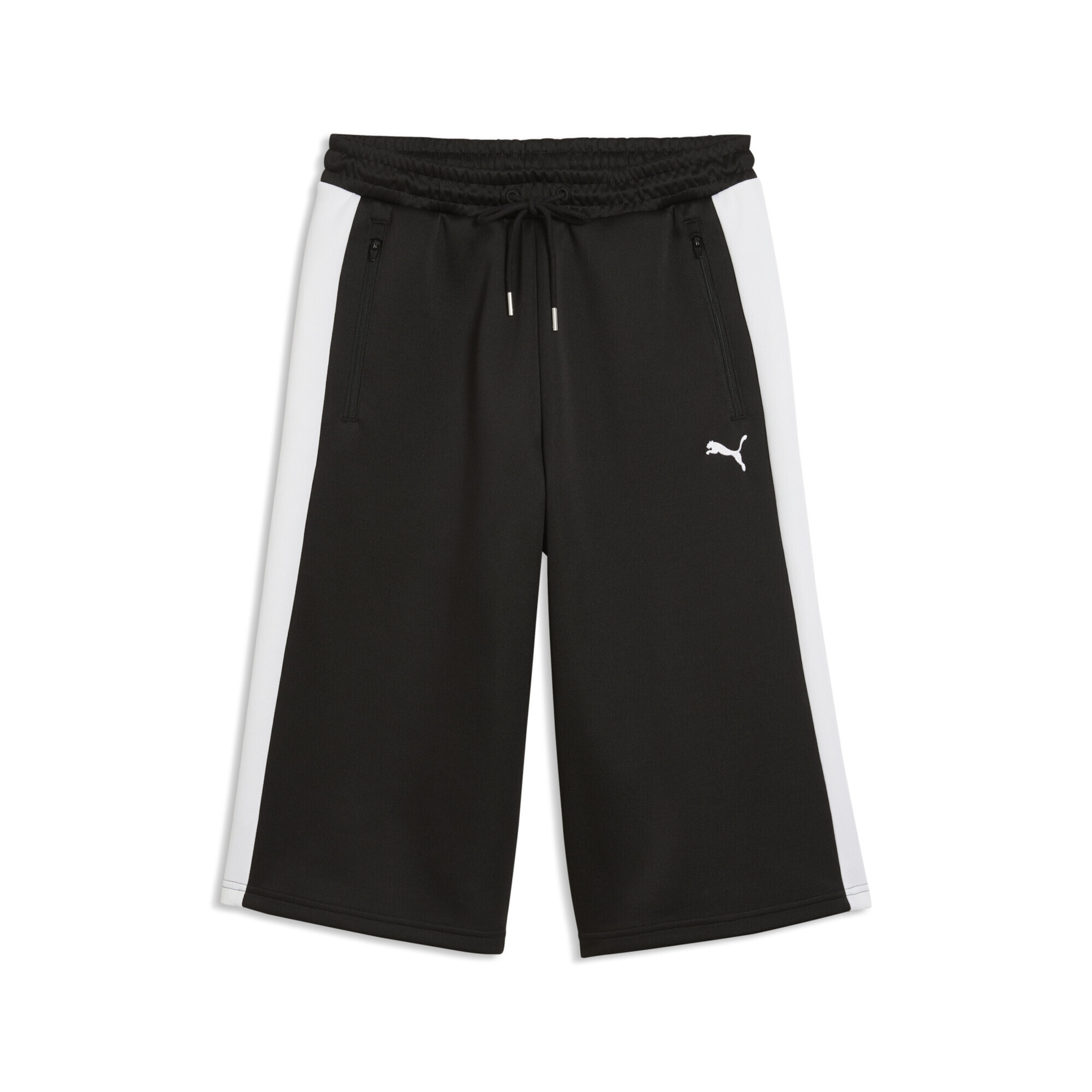 PUMA Loosefit Sportbroek in Zwart: voorkant