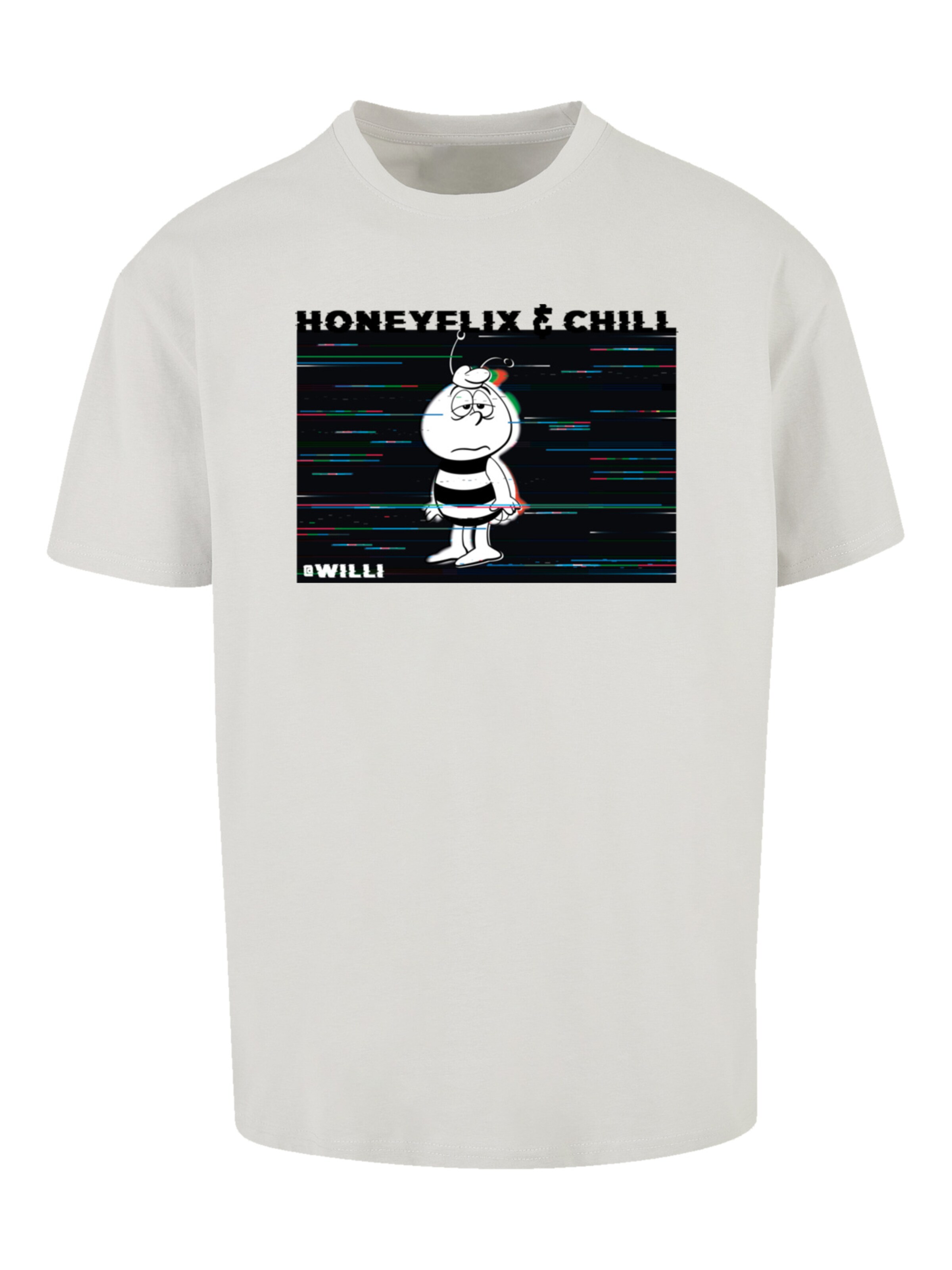 T-Shirt F4NT4STIC en gris : devant