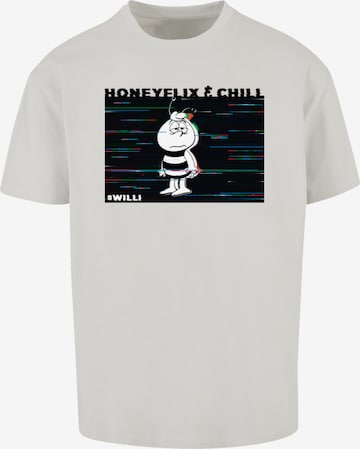 T-Shirt F4NT4STIC en gris : devant