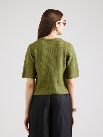 Cardigan 'PCSilly' PIECES en vert