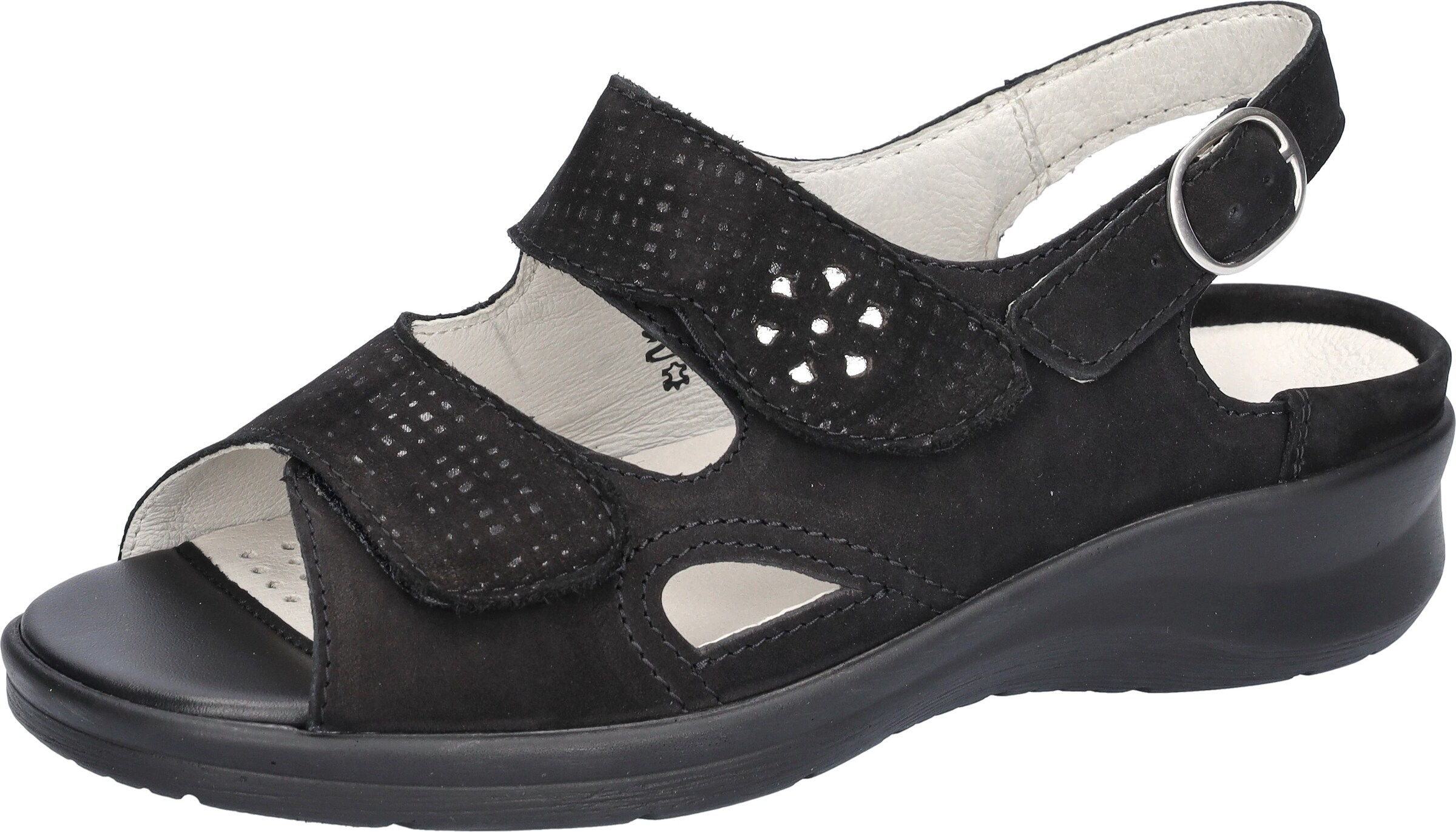 WALDLÄUFER Sandale in schwarz, Produktansicht