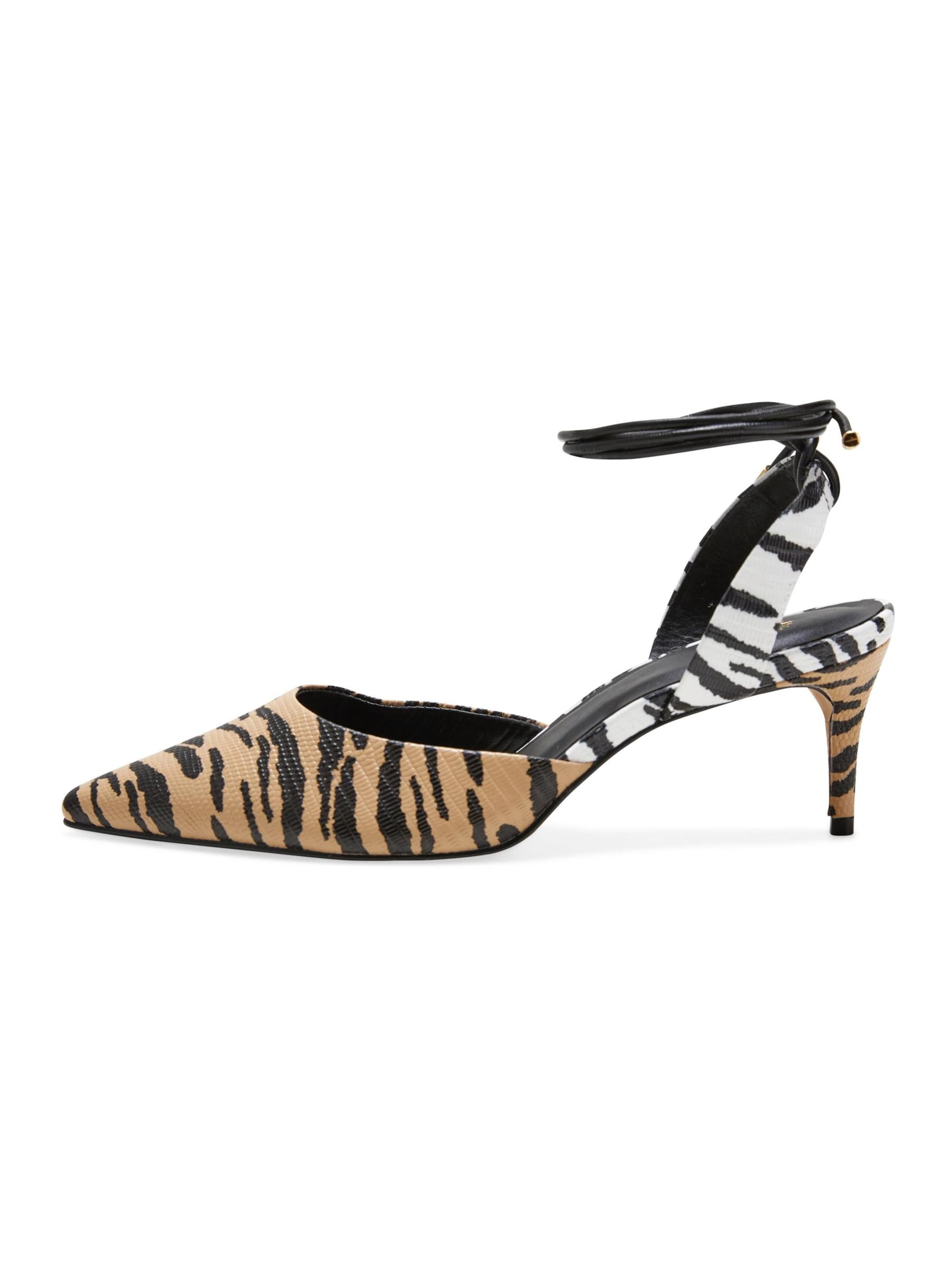 Mangara Atelier - Zapatos destalonado 'Jaborandi' en marrón: frente