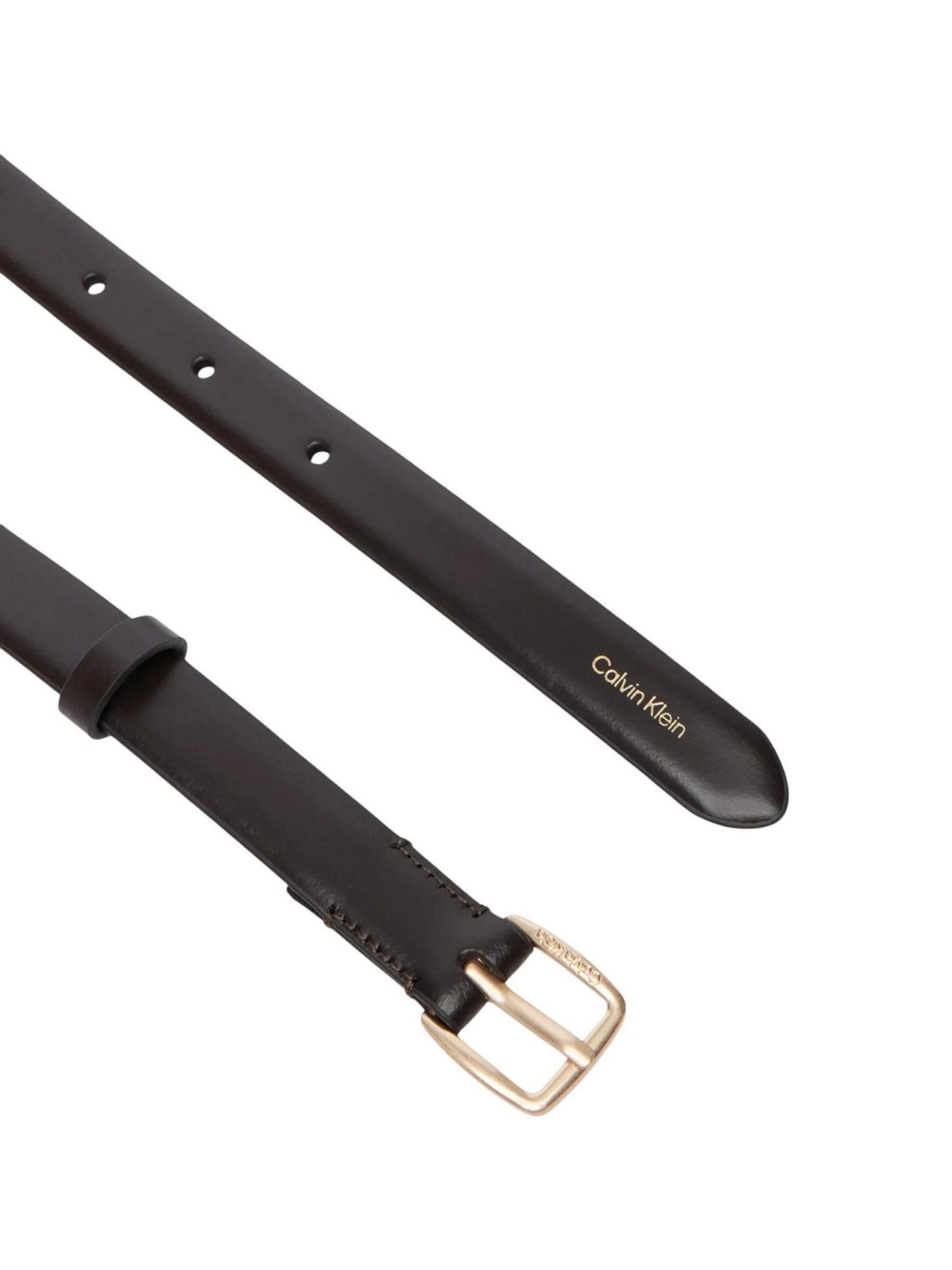 Cintura 'ESSENTIAL BUCKLE 20MM LV04F7111G' di Calvin Klein in marrone