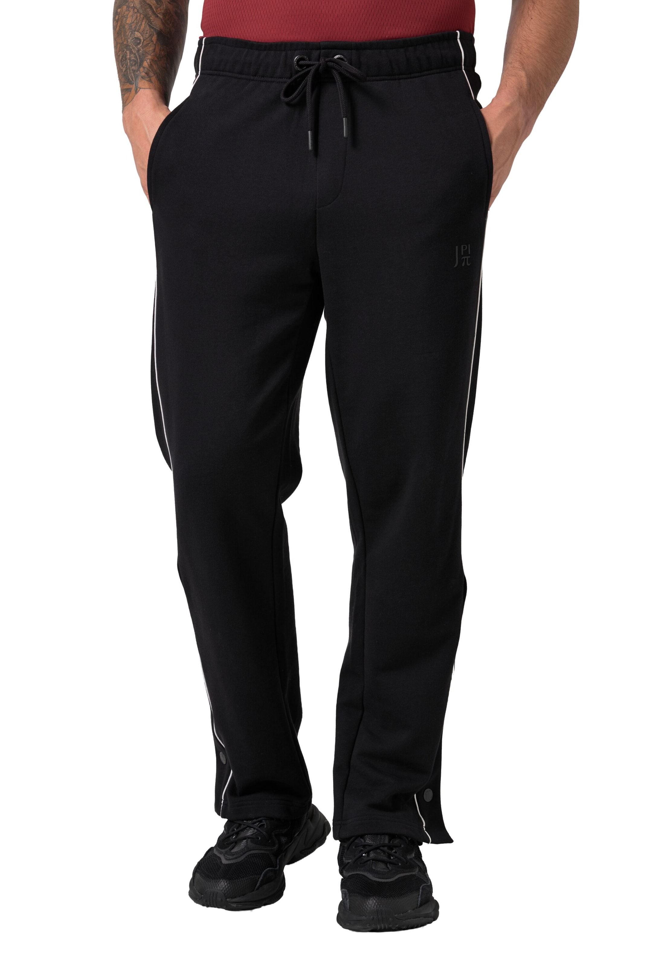 JAY-PI Regular Sports trousers in Black: front