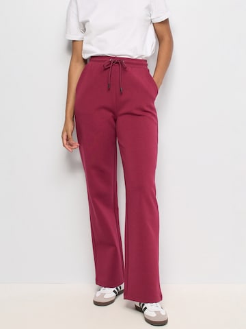 Salsa Jeans Regular Broek in Rood: voorkant