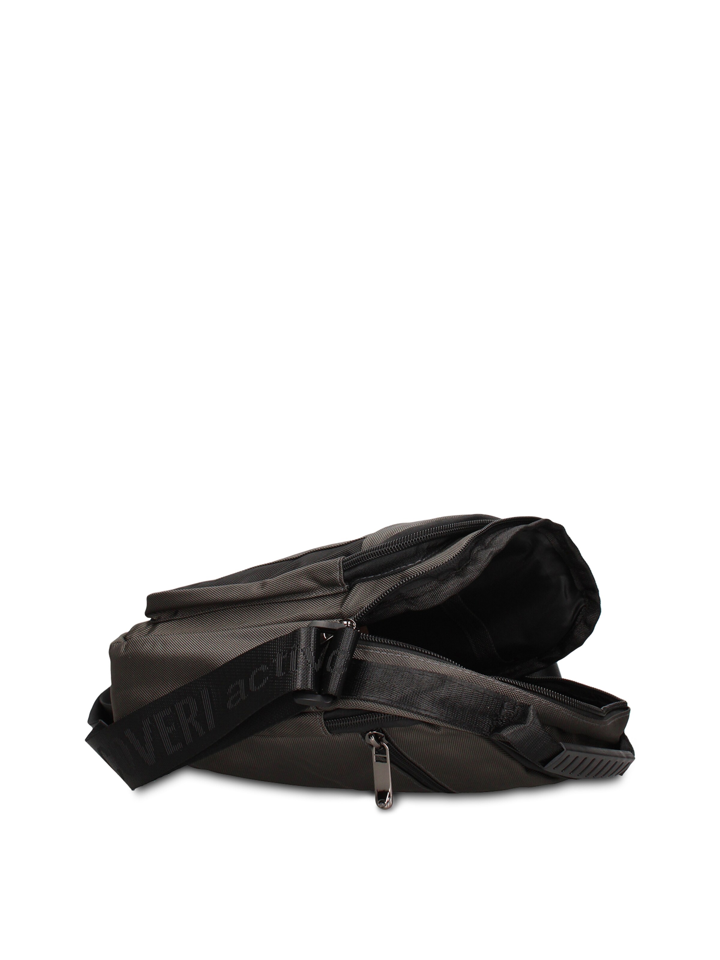 Borsa a tracolla 'Borsa a Tracolla Uomo Vegan Leather con Zip' di Coveri Collection in grigio