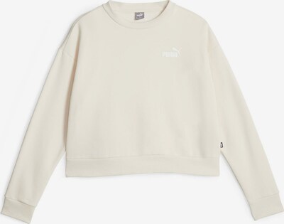 PUMA Sportsweatshirt 'ESS+' in weiß / offwhite, Produktansicht