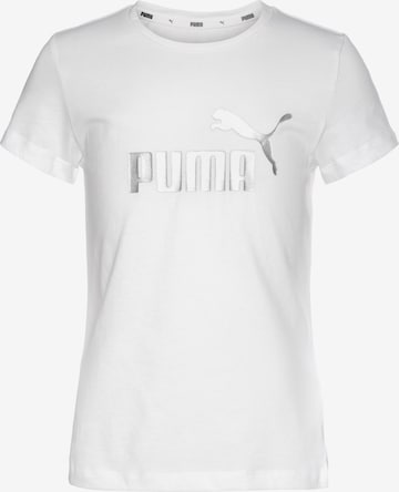 PUMA - Camiseta en blanco: frente