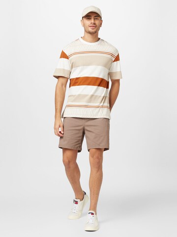 JACK & JONES regular Παντελόνι 'JEFF' σε καφέ