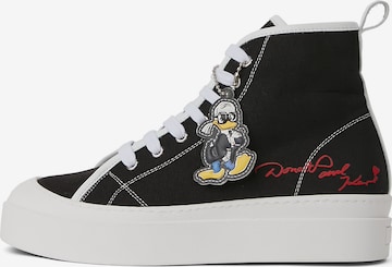 Karl LagerfeldVisoke tenisice 'Disney x KL' - crna boja: prednji dio