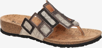 THINK! Mules 'Julia' in Beige: front