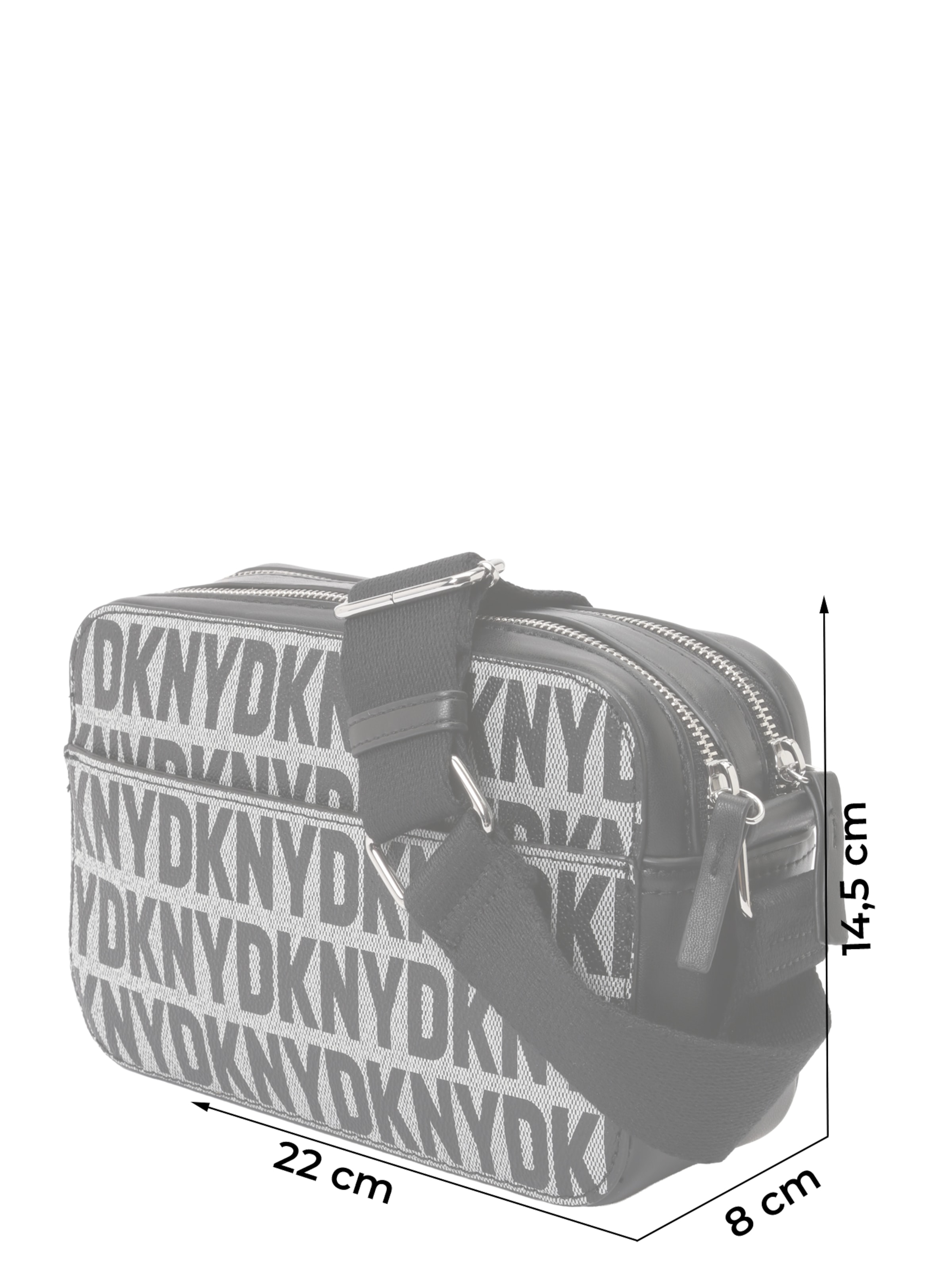 Sac à bandoulière DKNY en noir : devant