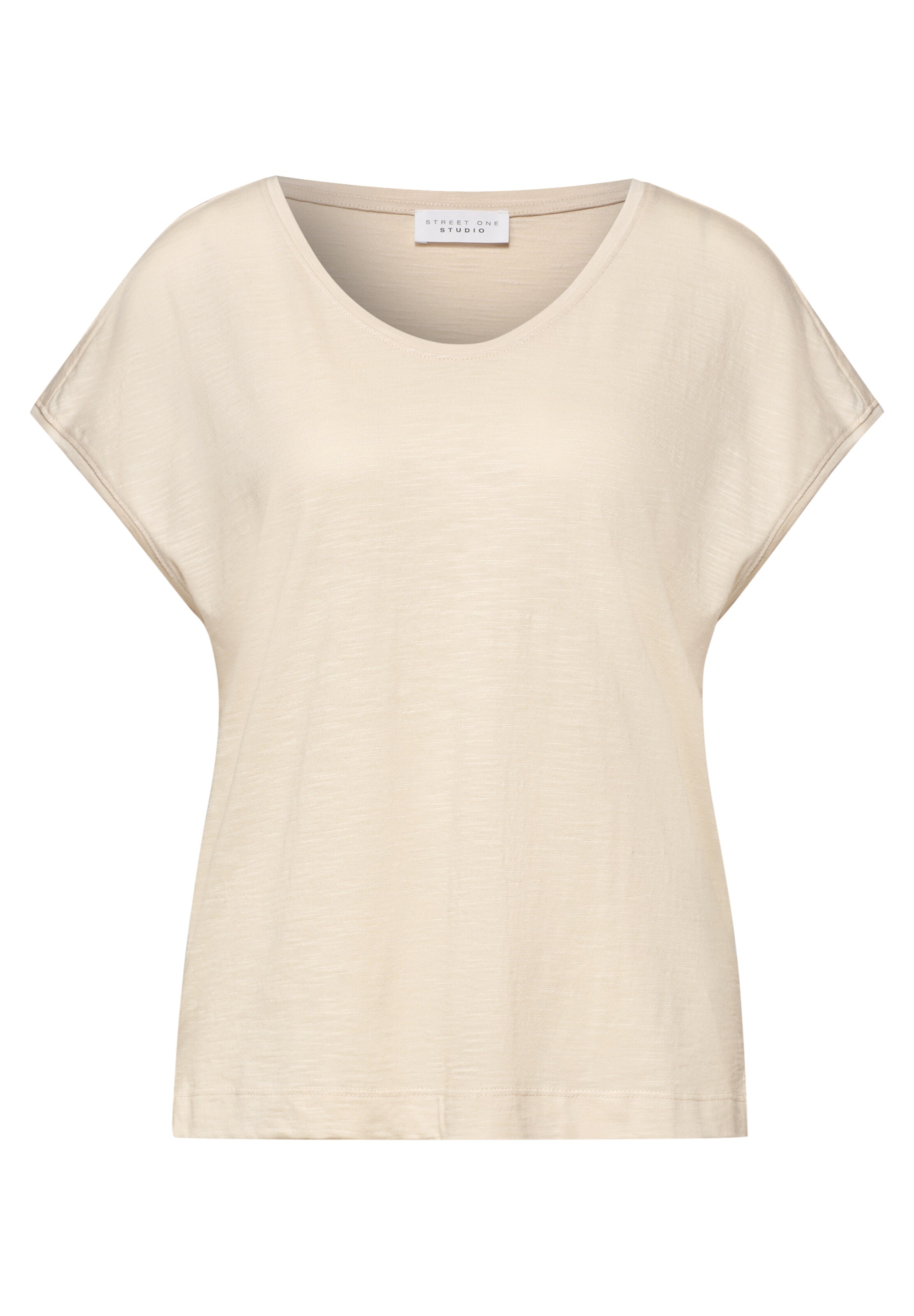 Street One Studio Shirt in Beige: front