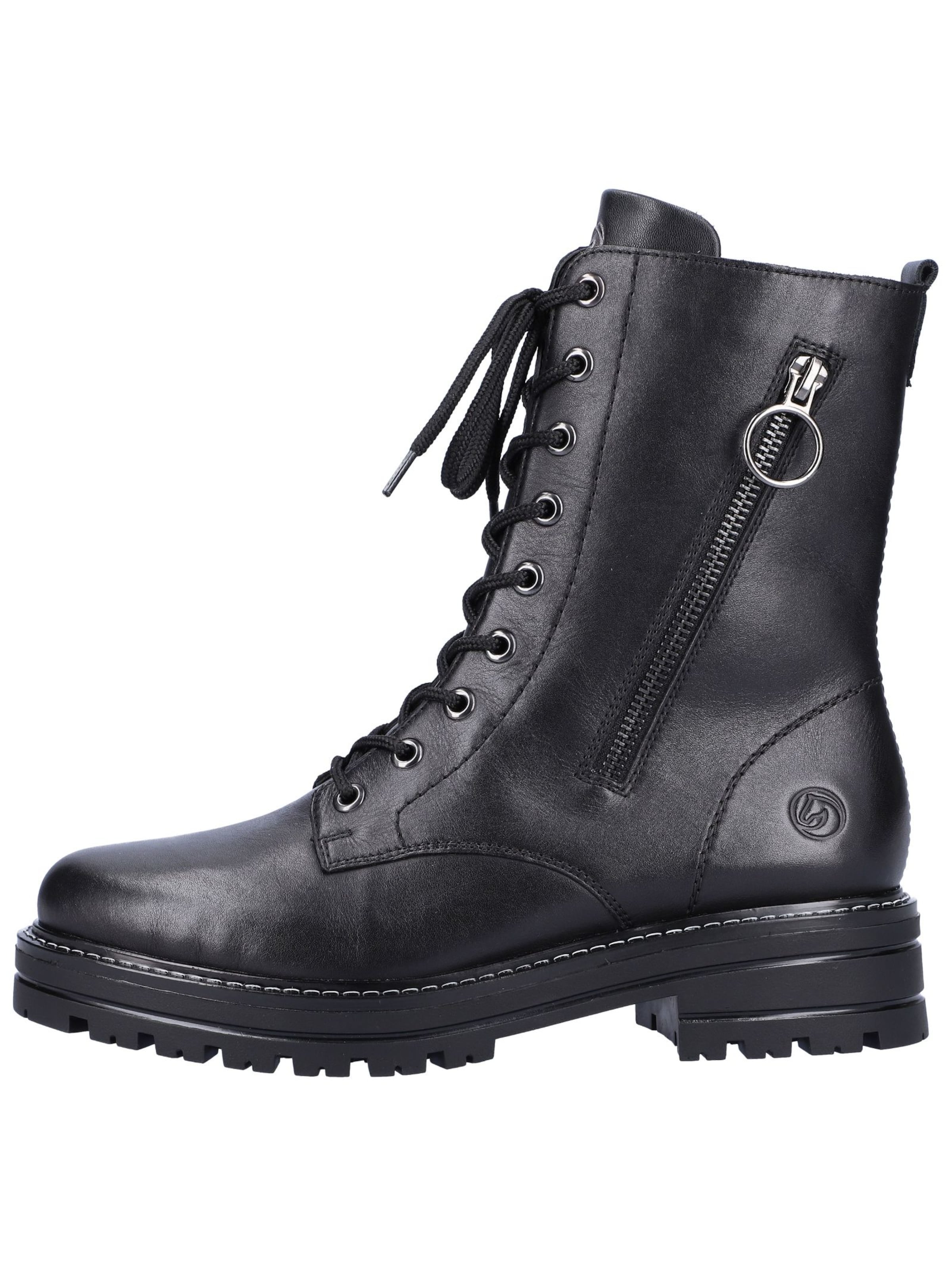 REMONTE Lace-up bootie in Black