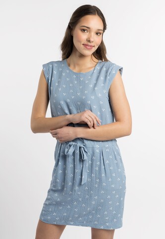 MYMO Summer dress in Blue: front