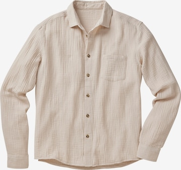 BEACH TIME Hemd in Beige: Vorderseite