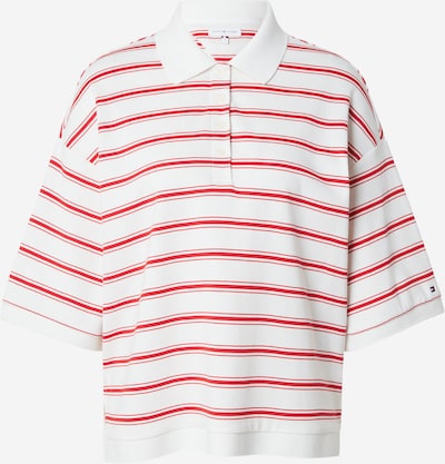XXS dydžio Marškinėliai iš TOMMY HILFIGER, spalva – raudona / balta, Prekių apžvalga