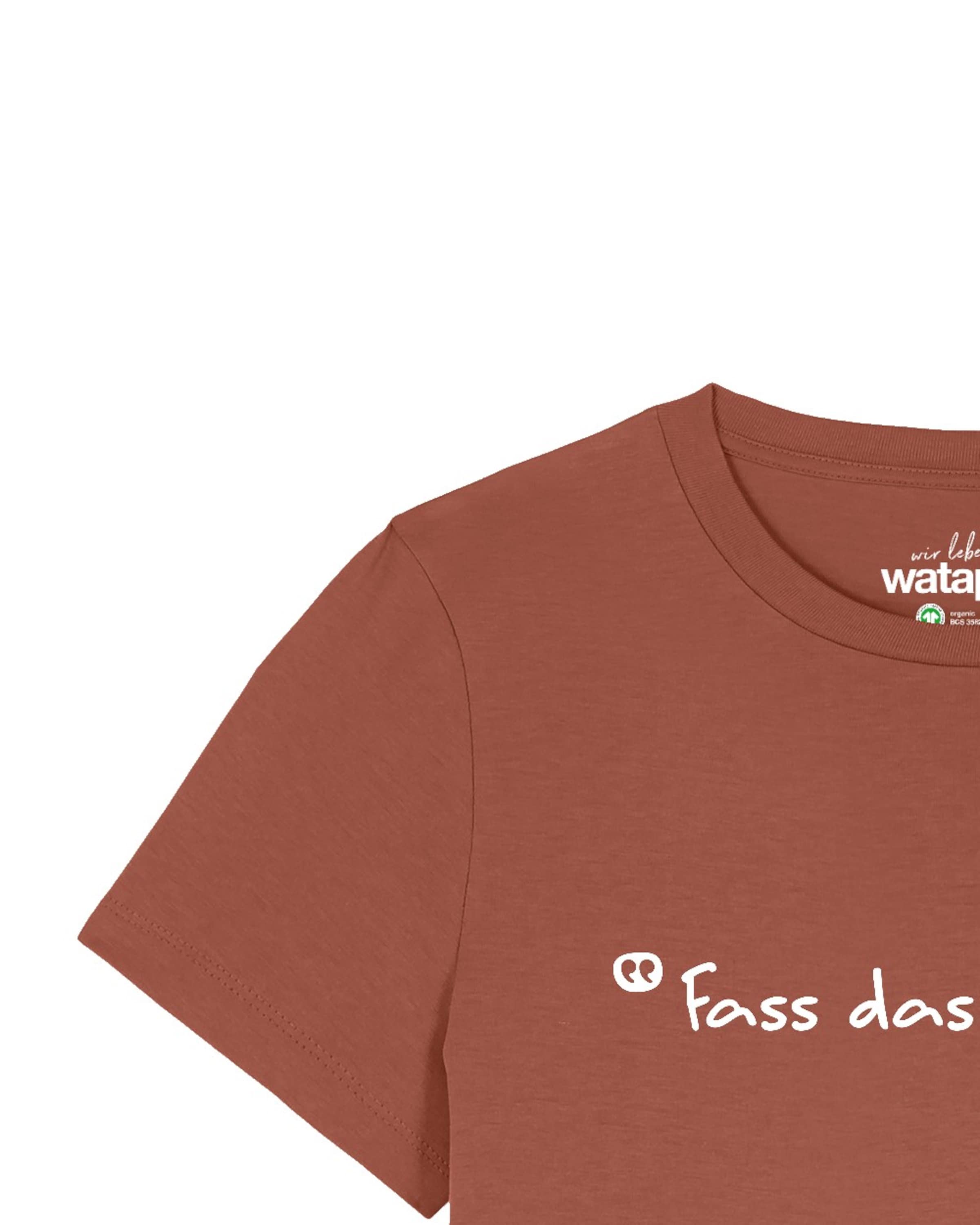 Maglietta 'Fass Das Nicht An' di Watapparel in rosso