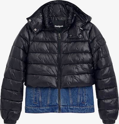 Desigual Winterjacke in blue denim / schwarz, Produktansicht