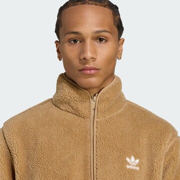 Giacca di pile 'Trefoil Essentials' di ADIDAS ORIGINALS in marrone