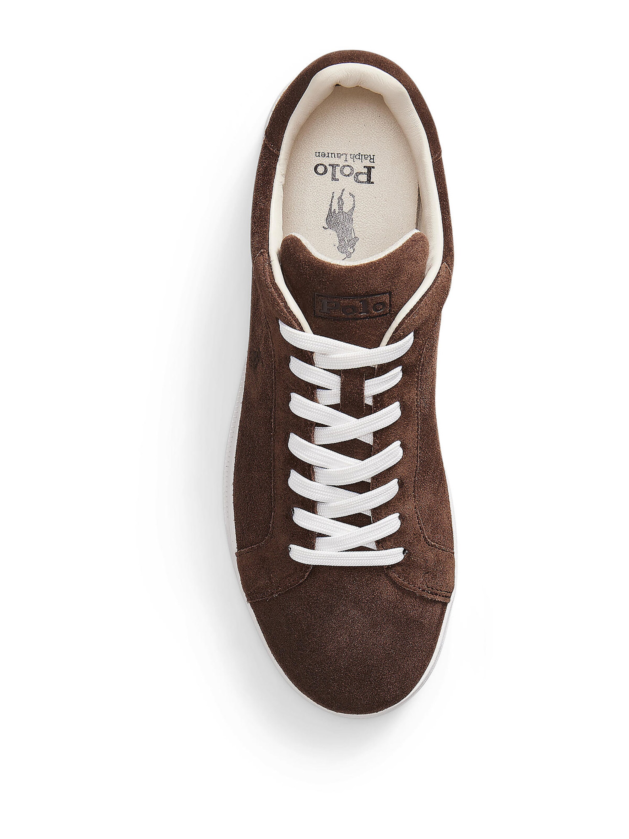 Polo Ralph Lauren Trainers 'HRT CRT II' in Brown