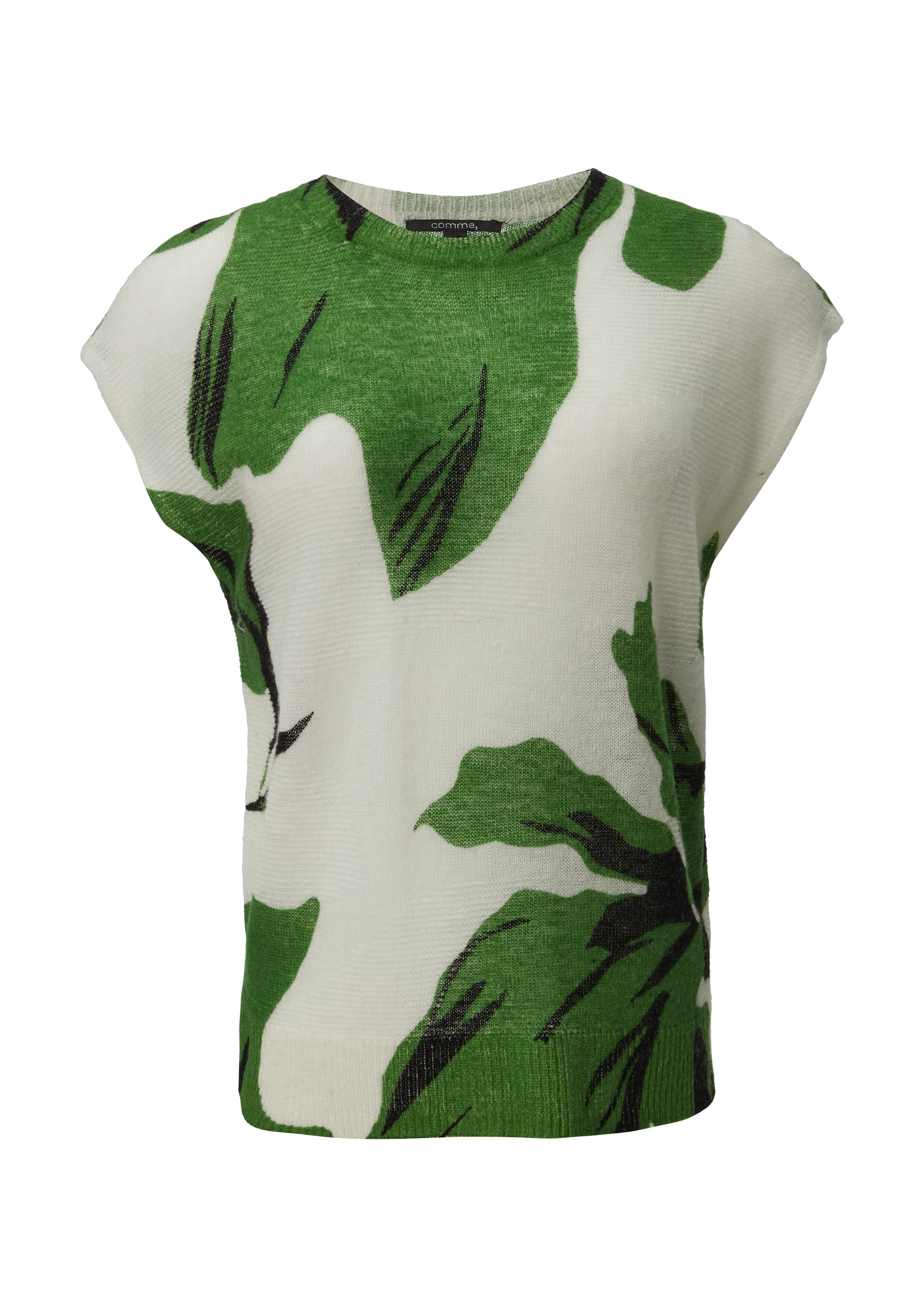 COMMA Pullover in Weiß: Vorderseite