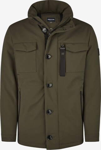 HECHTER PARIS Between-Seasons Parka in Green: front