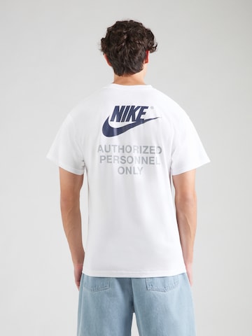 Nike Sportswear Μπλουζάκι σε λευκό: μπροστά
