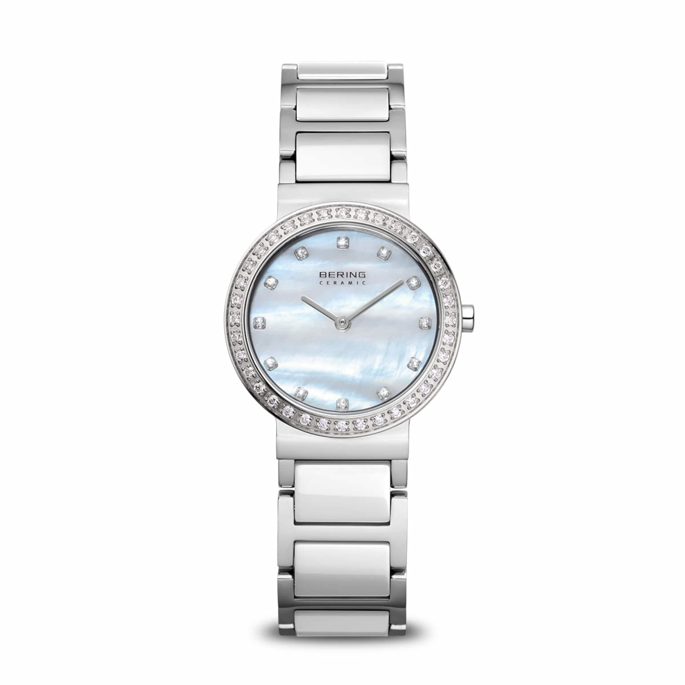 BERING Analog Watch in Silver: front