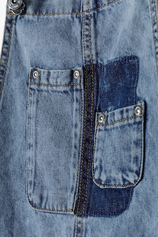 MINOTI Normální Laclové kalhoty – modrá
