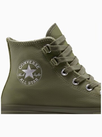 Sneaker alta 'CTAS' di CONVERSE in verde