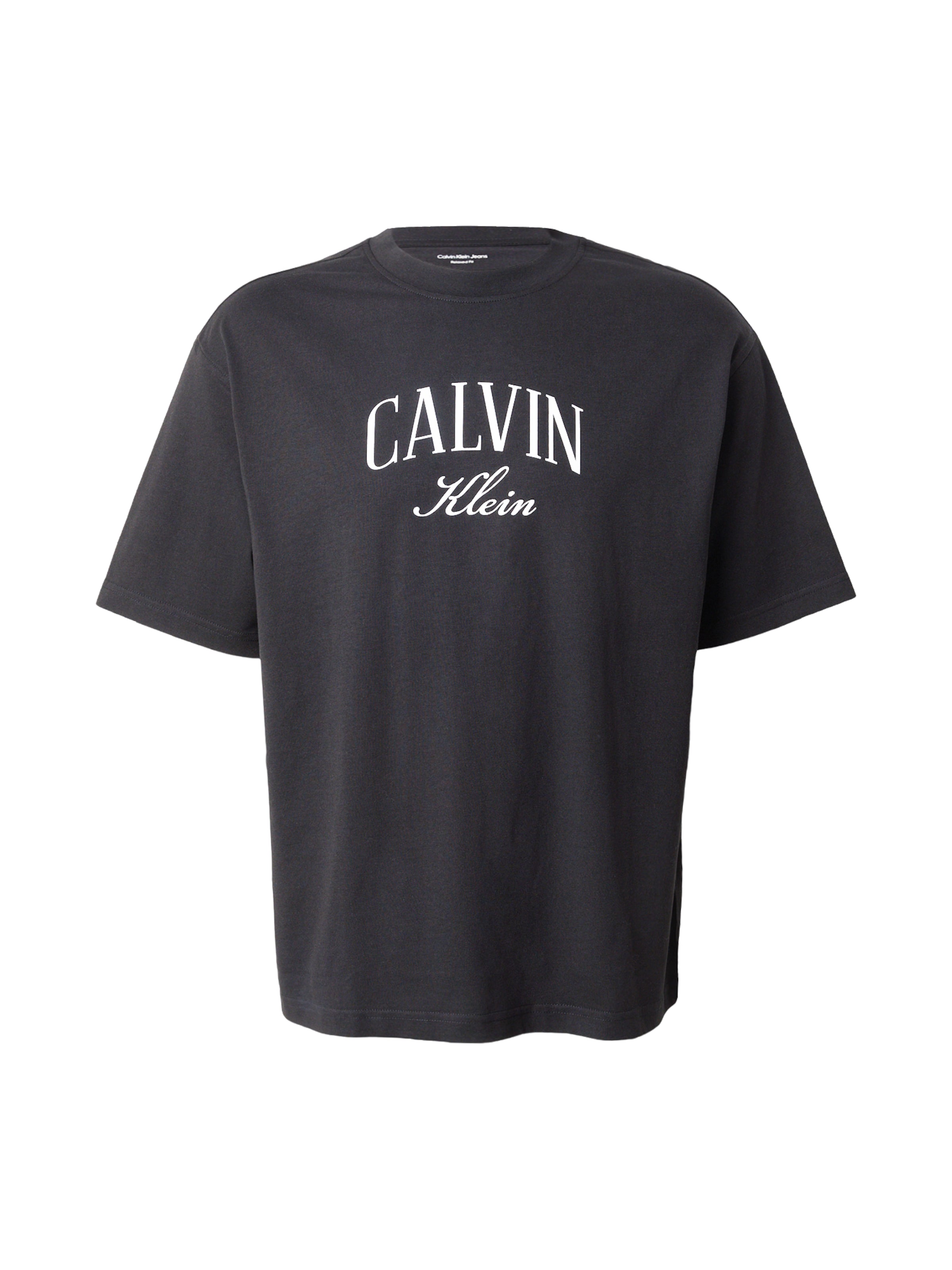 Calvin Klein Jeans Μπλουζάκι '20s' σε μαύρο: μπροστά