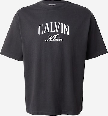 Maglietta '20s' di Calvin Klein Jeans in nero: frontale