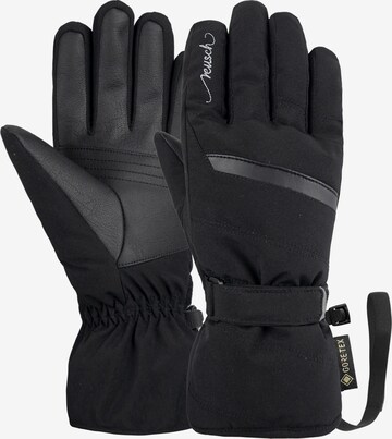 REUSCH Athletic Gloves 'Sandy' in Black: front